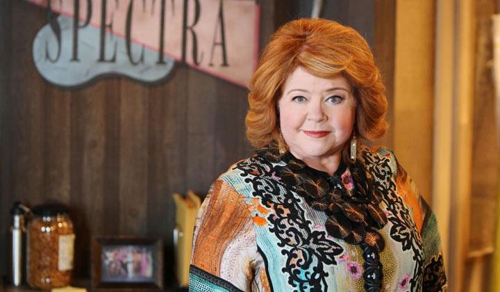 Photo of Patrika Darbo on the set of The Bold and the Beautiful